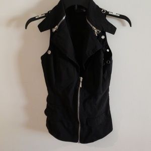 Black vest shirt. Purchased at a Harley rally.